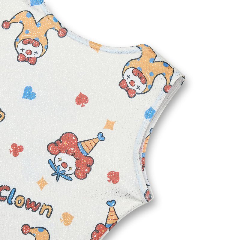 YDMZX Leotards for Girls Size 5-6 5T 6T Toddler Kids Gymnastics Tumbling Outfit Clothes Unitards Biketards Heart Clown