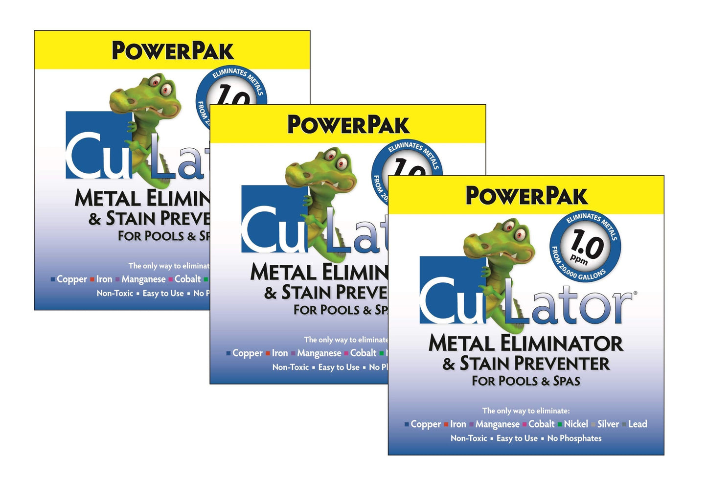 CuLator Metal Eliminator and Stain Preventer for Pools & Spas--3 Month Supply
