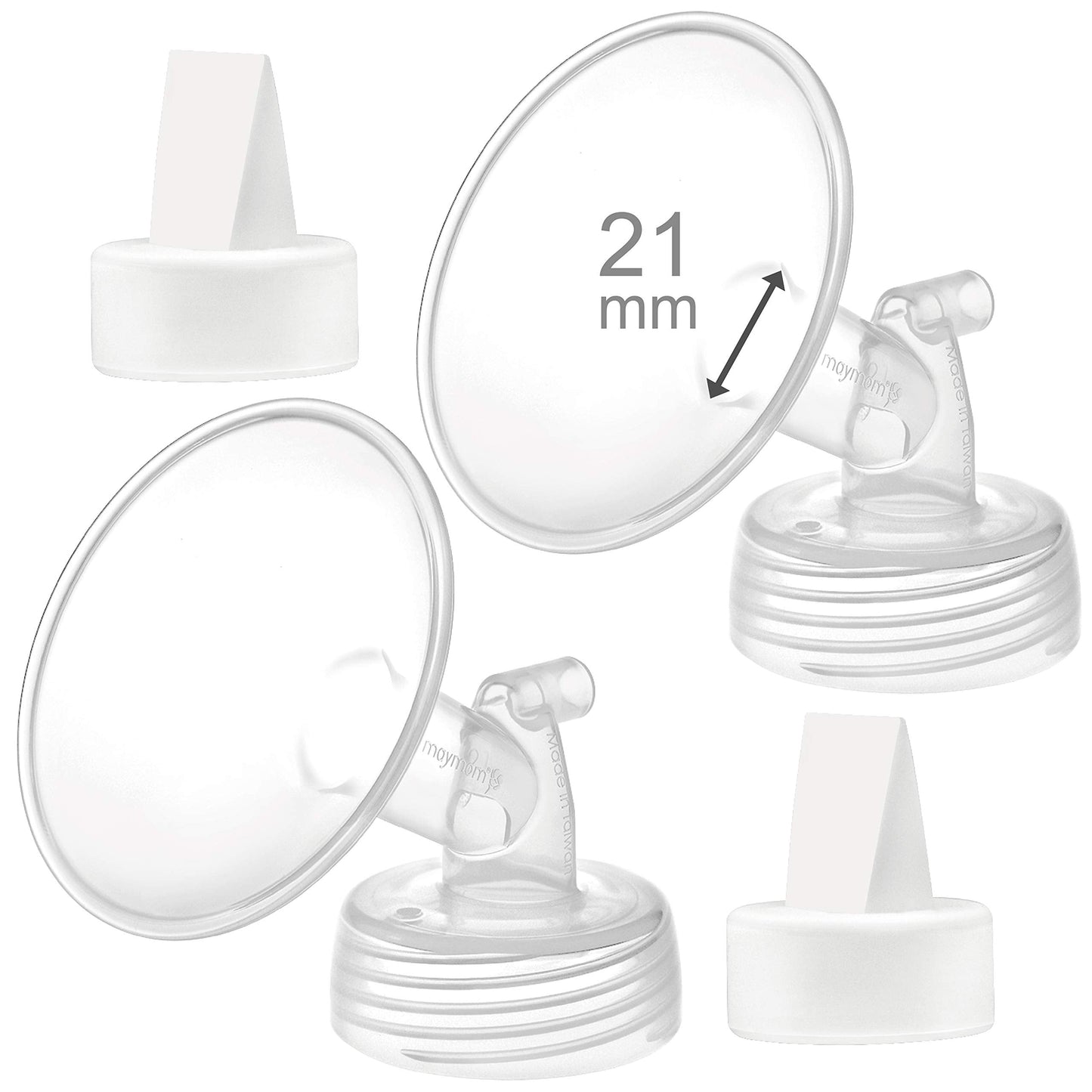 Maymom 21mm Flange and Duckbill Valve Compatible with Spectra S1 S2 9 Plus Replacment Pump Parts Not Original Spectra Flange Duckbill Valve