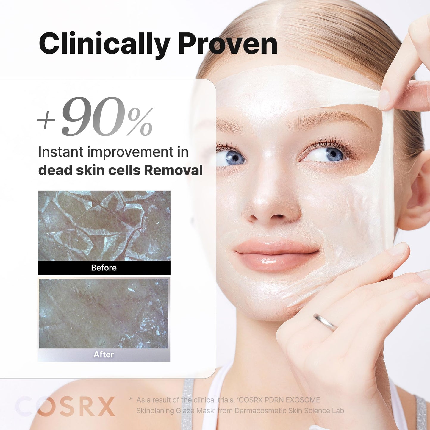 COSRX PDRN EXOSOME Glaze Wrapping Mask with SALMON DNA PDRN, Instant Glow, Easy Peel-Off Overnight Mask for Glass Skin, Firmness, Elasticity & Skin Texture Care,1.69 fl. Oz, Korean Skin Care