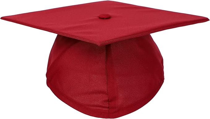 Unisex Adult Matte Graduation Cap with Tassel Year Charm