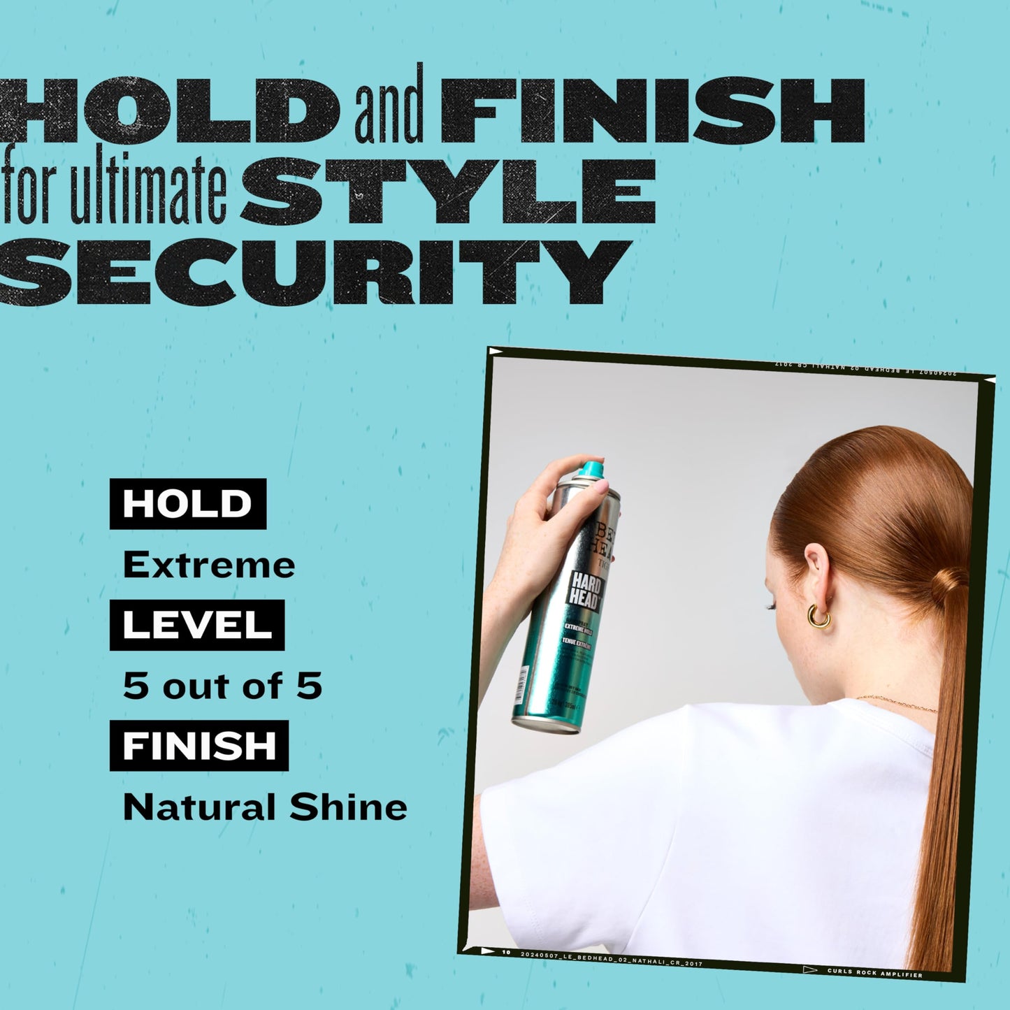 TIGI Bed Head Hard Head Hair Spray – Extra Strong Hold for All Day Style and All Hair Types, 11.7 oz