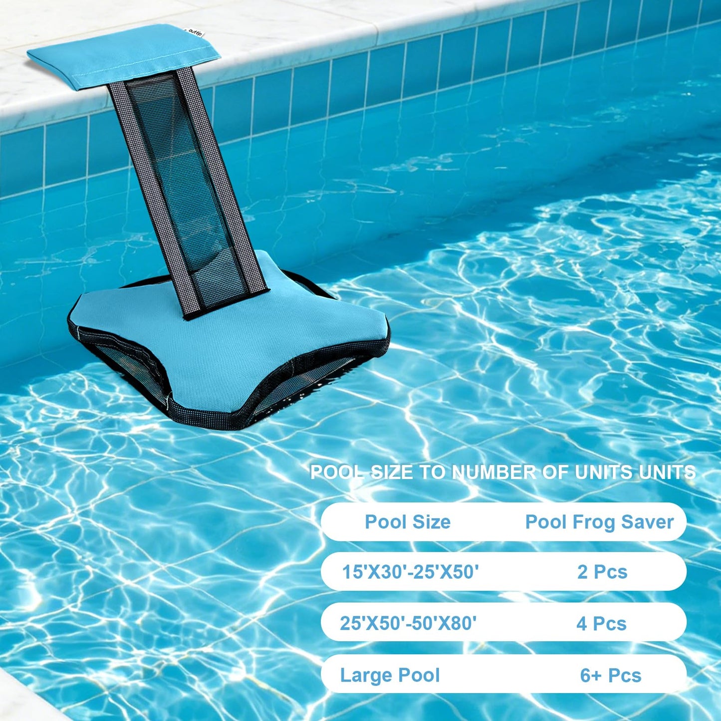 2Pcs Pool Frog Savers 900D Heavy Duty Animal Critter Escape Ramp for Swimming Pool Frog Ramp Ladder Floating Pad for Rescues Wildlife, Squirrel, Toads, Small Animal, Pool Maintenance Accessories