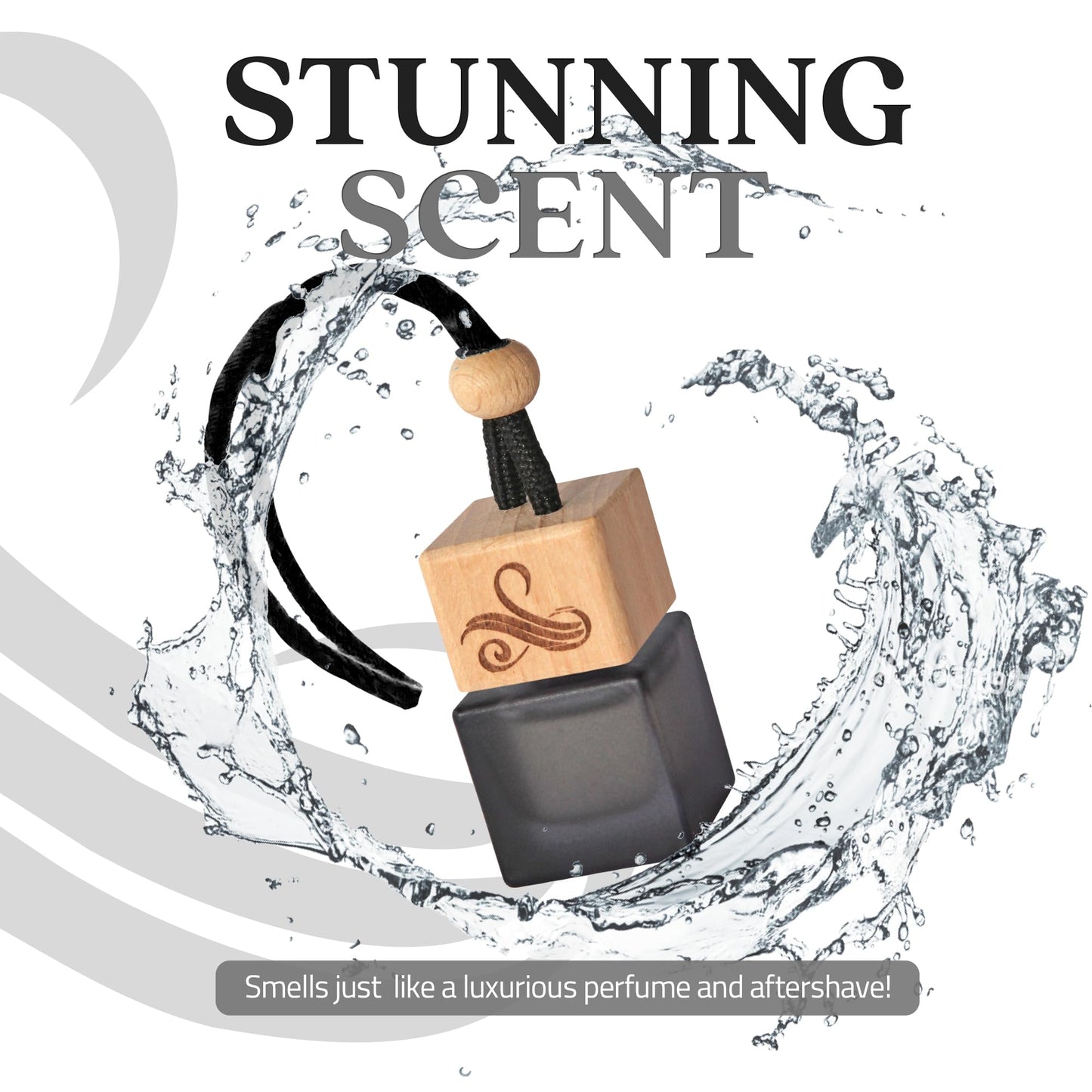 Greed Car Air Freshener for Men | Perfume Inspired Fragrances | Strong Car Freshener with Odour Eliminator Technology | Air Freshener | Long Lasting Automotive Freshener by Perfa