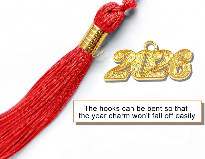 GradPlaza Matte Graduation Cap 2025 and 2026 Tassel Adult Graduation hat for High School College