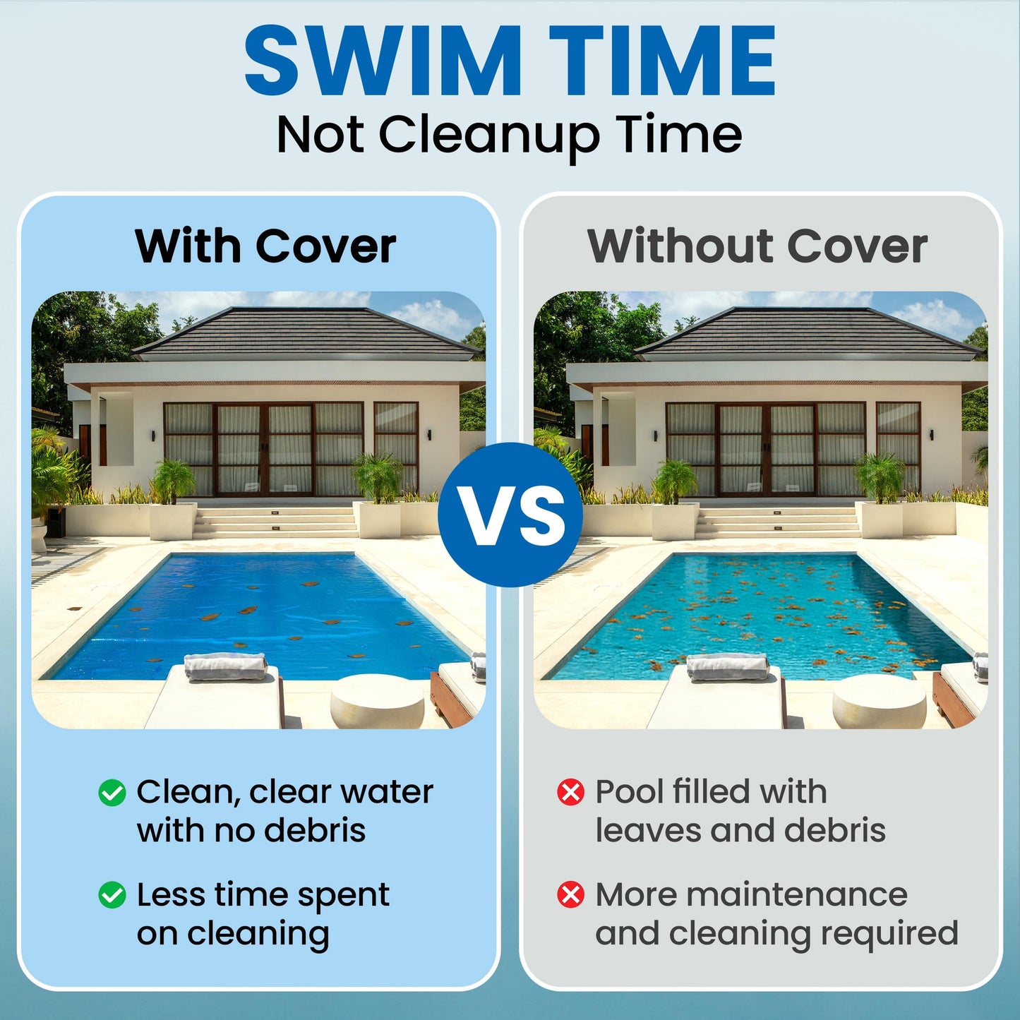 Sun2Solar Solar Pool Cover 16 Mil | 16 Ft Blue Solar Blanket | Round Swimming Pool Cover | Water Conservation & Debris Protection
