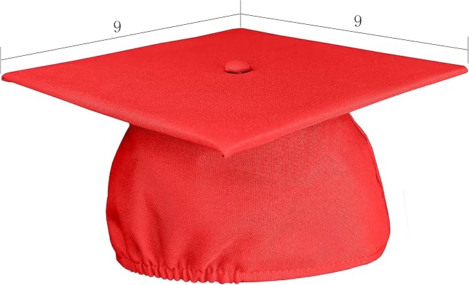 GradPlaza Matte Graduation Cap 2025 and 2026 Tassel Adult Graduation hat for High School College