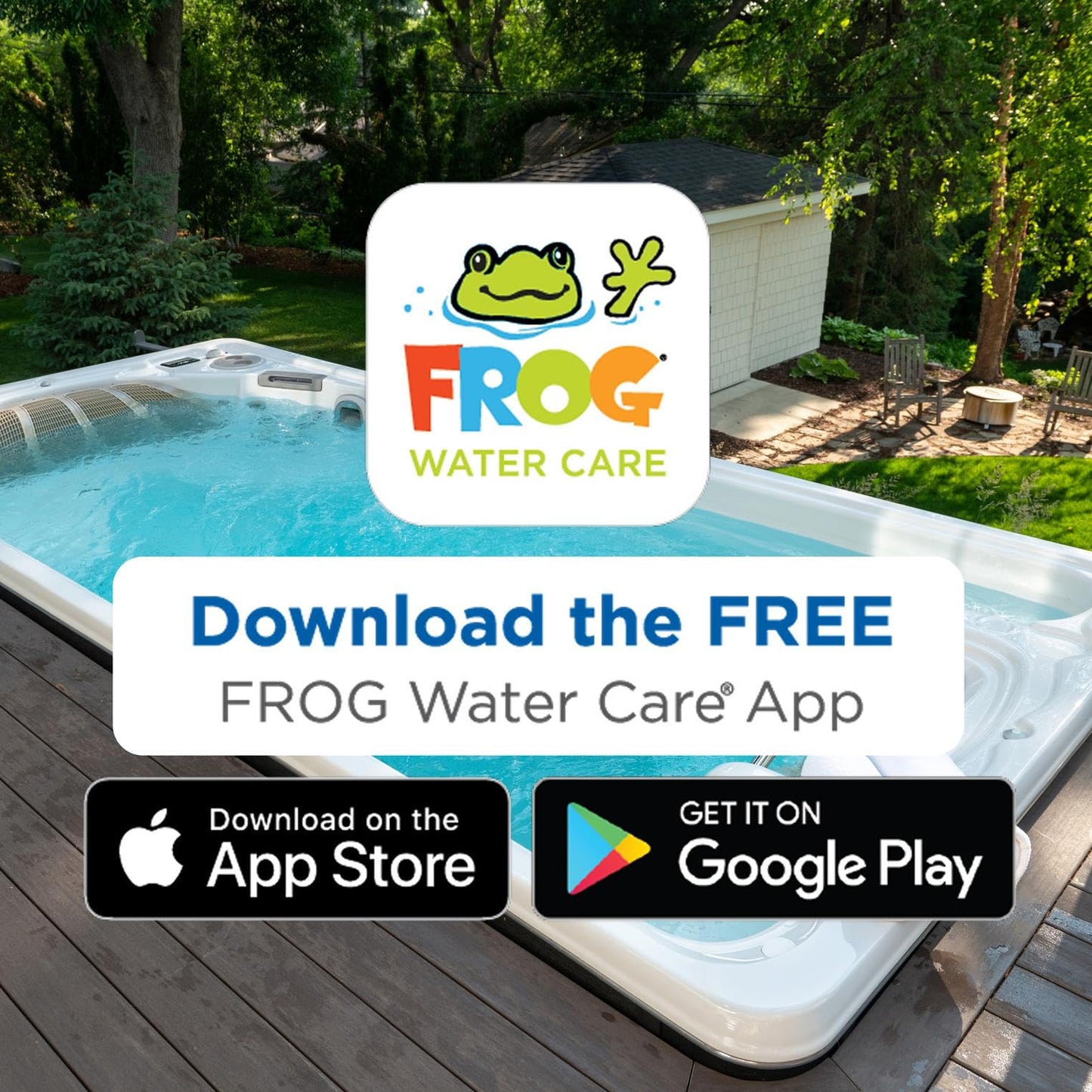 FROG @Ease Floating System for Swim Spas - Quick & Easy Self-Regulating Swim Spa Sanitizer - Swim Spa Maintenance System with Sanitizing Minerals & SmartChlor Technology