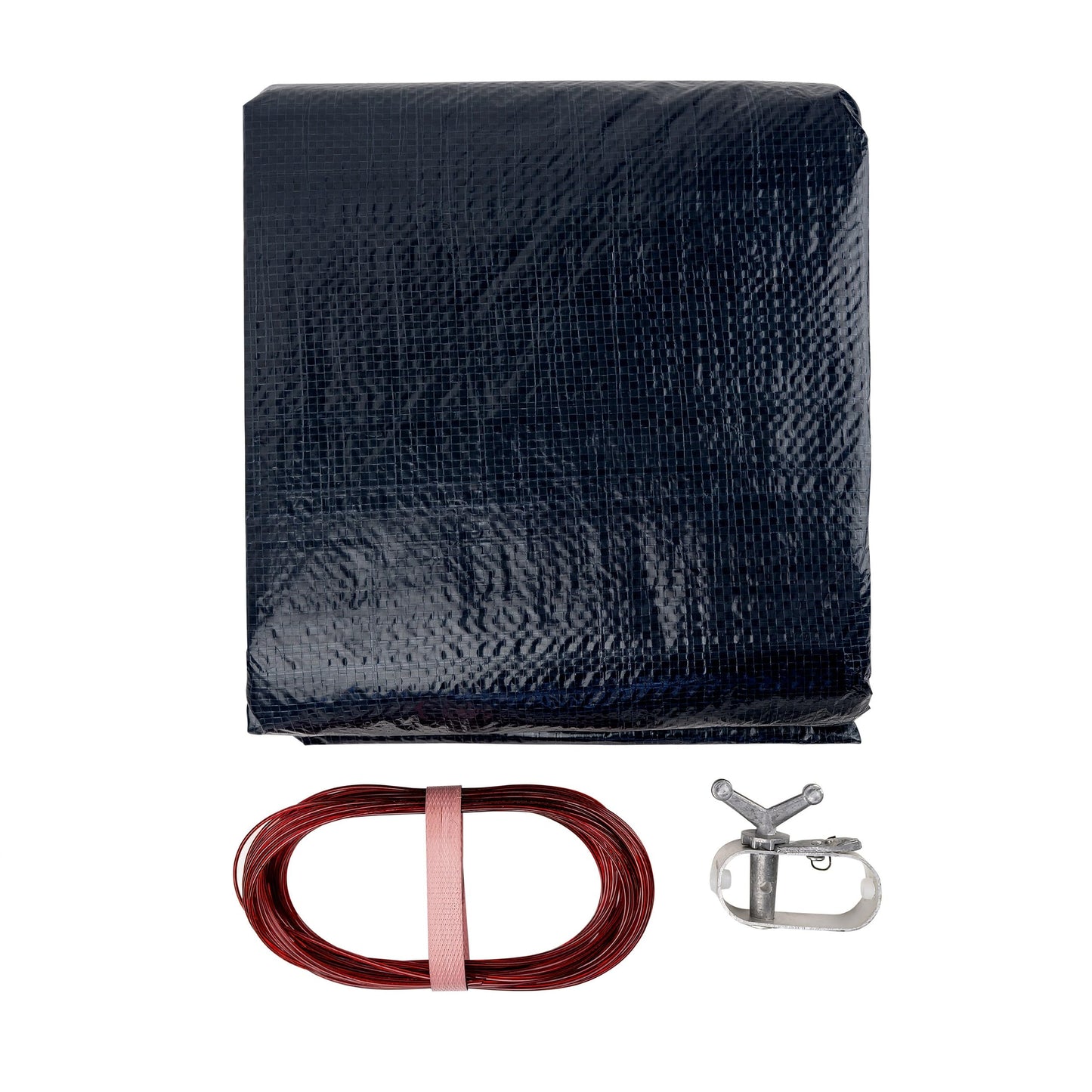 Winter Block 12’ ft. Premium Round Pool Winter Cover for Above Ground Pools – 10-Year Warranty, Cold and UV Resistant, Weatherproof and Durable, Winch & Cable Included