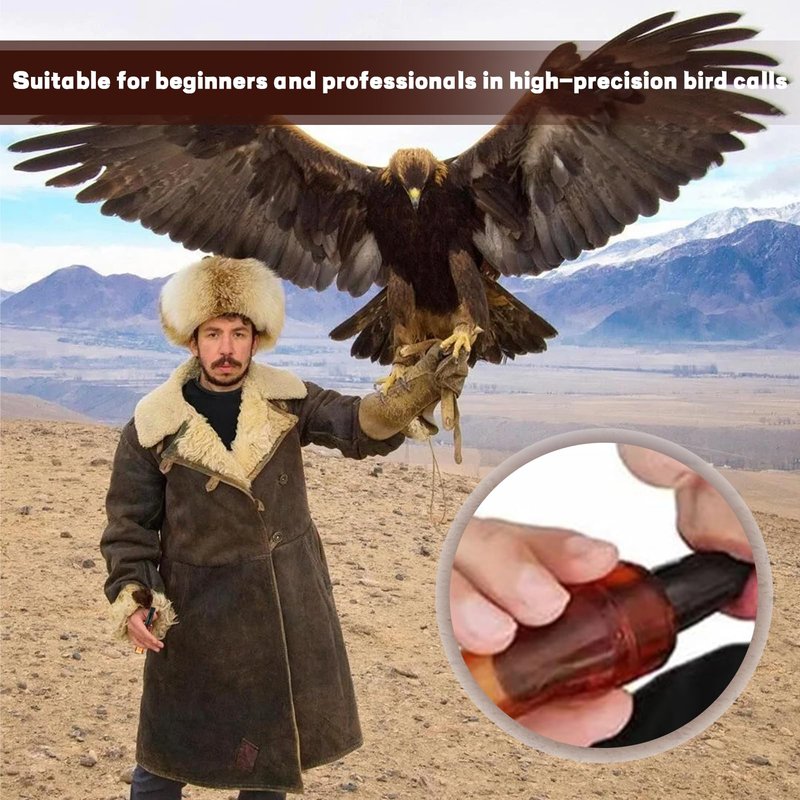 Gyinere Crow Call,Crow Caller to Attract Crows,Raven Portable Crow Luring Whistle, Decoying Imitation Hunting Crow Caller Whistles,Crow Whistle,for Outdoor, Beginners, Professional