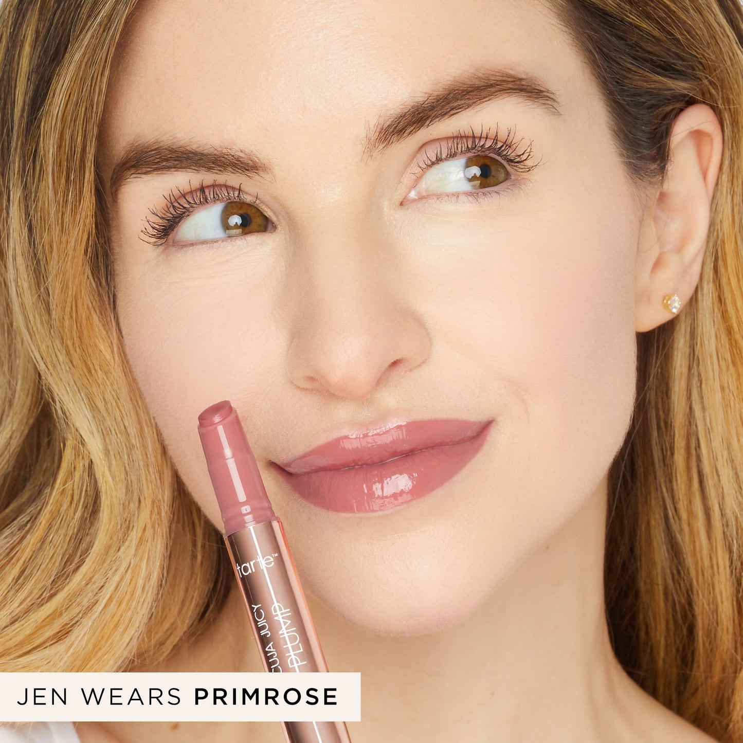 tarte maracuja juicy lip plump – Hydrating & Volumizing Lip Plumper Gloss Balm with Nourishing Hyaluronic Acid, Plumps & Moisturizes, Vegan & Cruelty-Free, full size, primrose