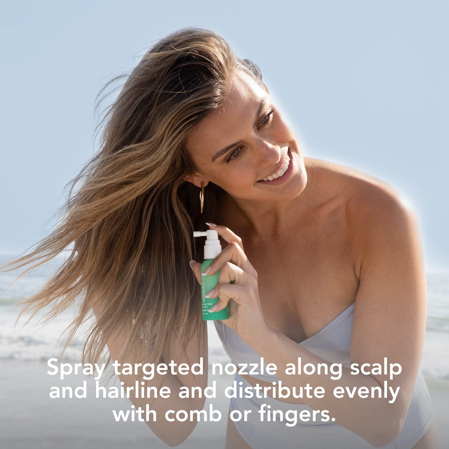 COOLA Organic Scalp Spray & Hair Sunscreen Mist with SPF 30