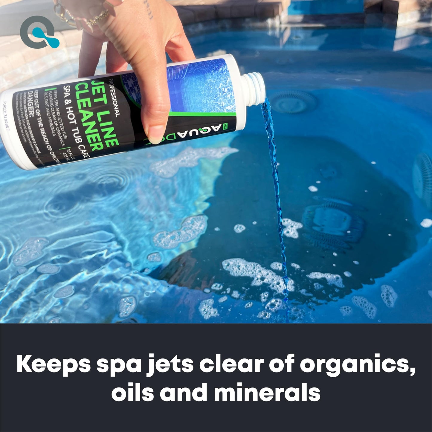 MAV AquaDoc Spa Jet Cleaner - Jet Line Cleaner for Hot Tubs & Jetted Tubs - Fast Acting Spa Flush (1 Pint)