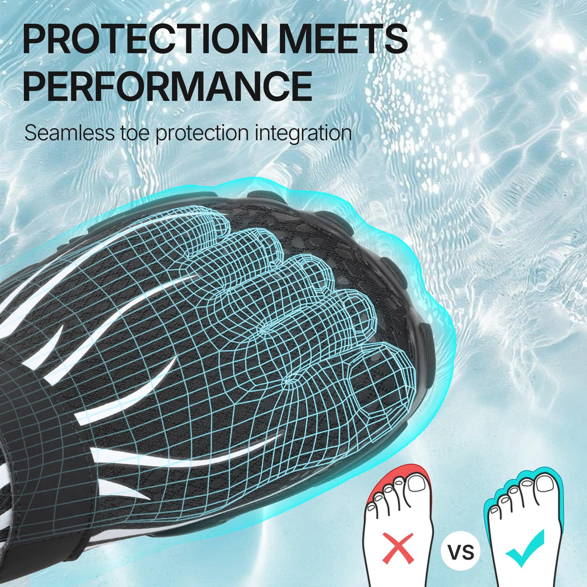 Barefoot Water Shoes Women Men Adult Hiking Swim Beach River Pool Hike Guarding Shoes Aqua Socks Protective Comfort Wide Toe Box Width Rock Climbing Vacation Outdoor 2025 New