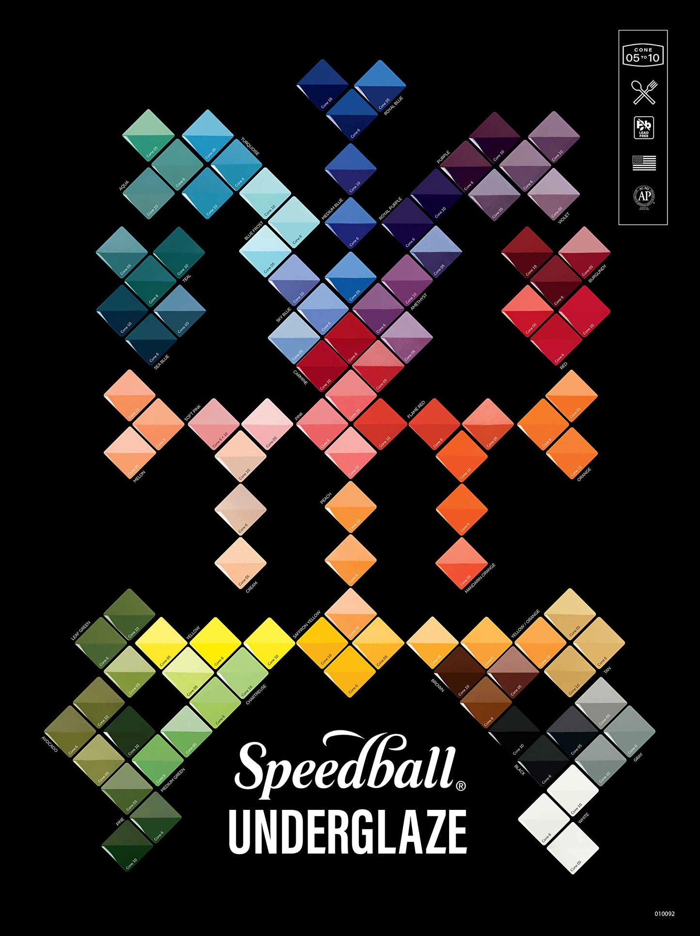 Speedball 001054 Underglaze, Melon, 16OZ