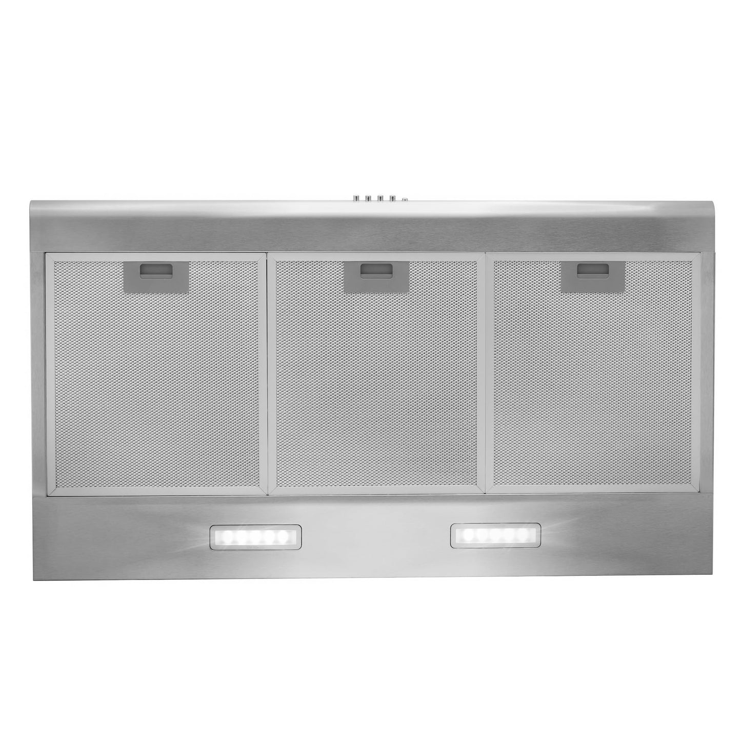 COSMO COS-5MU36 36 in. Delta Collection Ducted Under Cabinet Range Hood, Button Controls, Reusable Filters, LED Lights, Stainless Steel