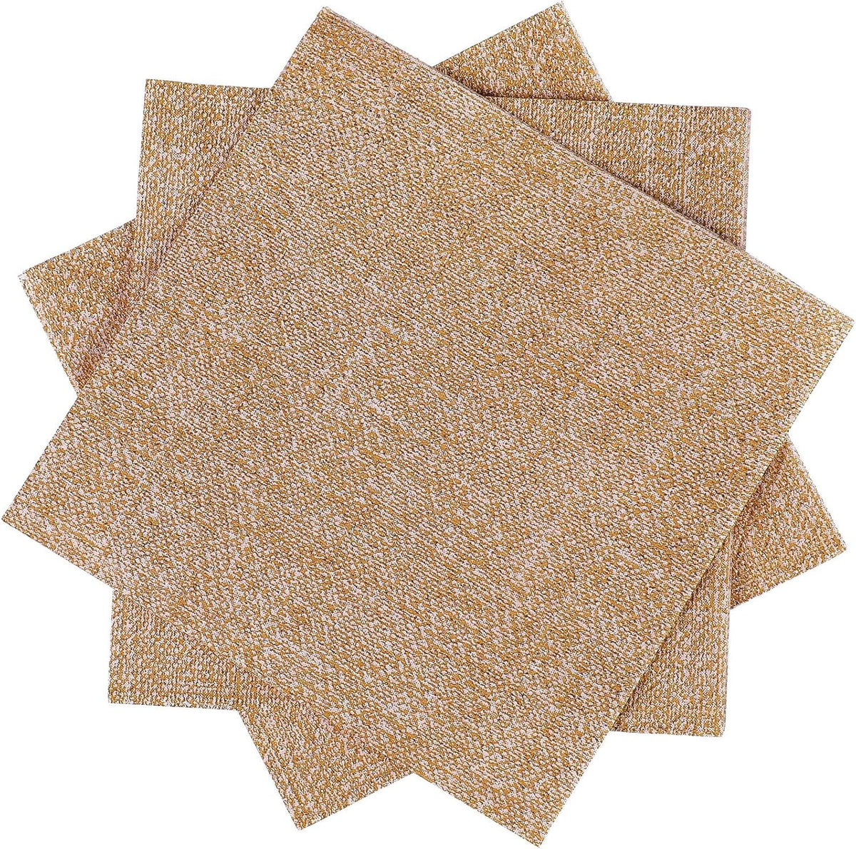 Spiareal 100 Pcs Burlap Paper Napkins 10 x 10 Inches Rustic Brown Disposable Dinner Decorative Cocktail Napkins for Party Wedding Birthday