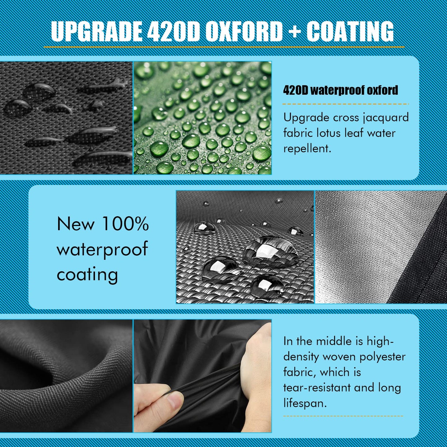 ZUYIYI Mini Chest Freezer Cover, Outdoor Deep Freezer Cover Freezer Protector for 3.5 Cubic Feet 420D Oxford Waterproof Dustproof Sun-Proof Electric Smoker Covers 23"L x 23"W x 34"H, Black