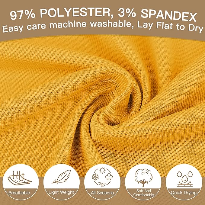 Ztomine 8 Pack Headbands for Women Non Slip - Stylish Sports Hair Bands for Women's Hair - Soft Cotton Cloth Stretchy Headbands for Women for Yoga, Outdoor Exercise Running