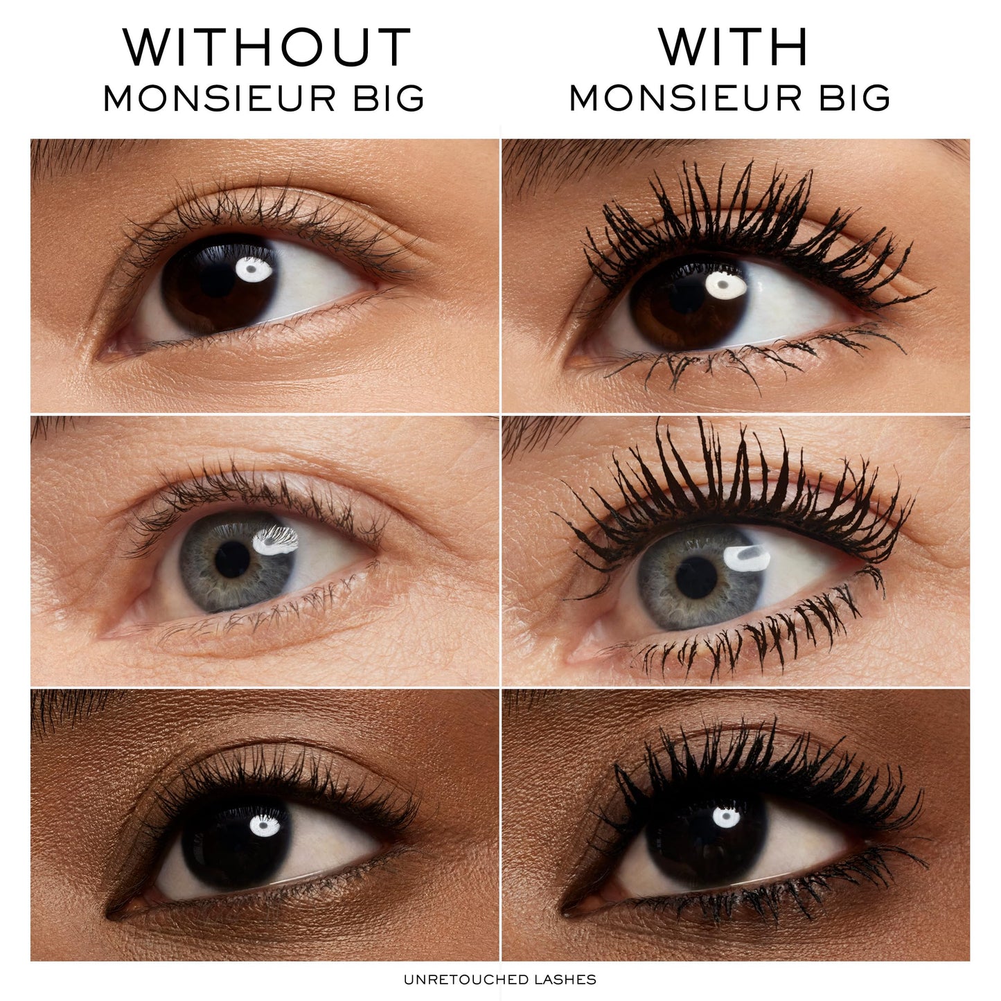 Lancôme Monsieur Big Mascara – Instant Volume Mascara with False Lash Effect – Up to 12x More Volume & 24-Hour Wear - Volumizing & Lengthening Mascara - Smudge & Flake Free – Black - Travel Size