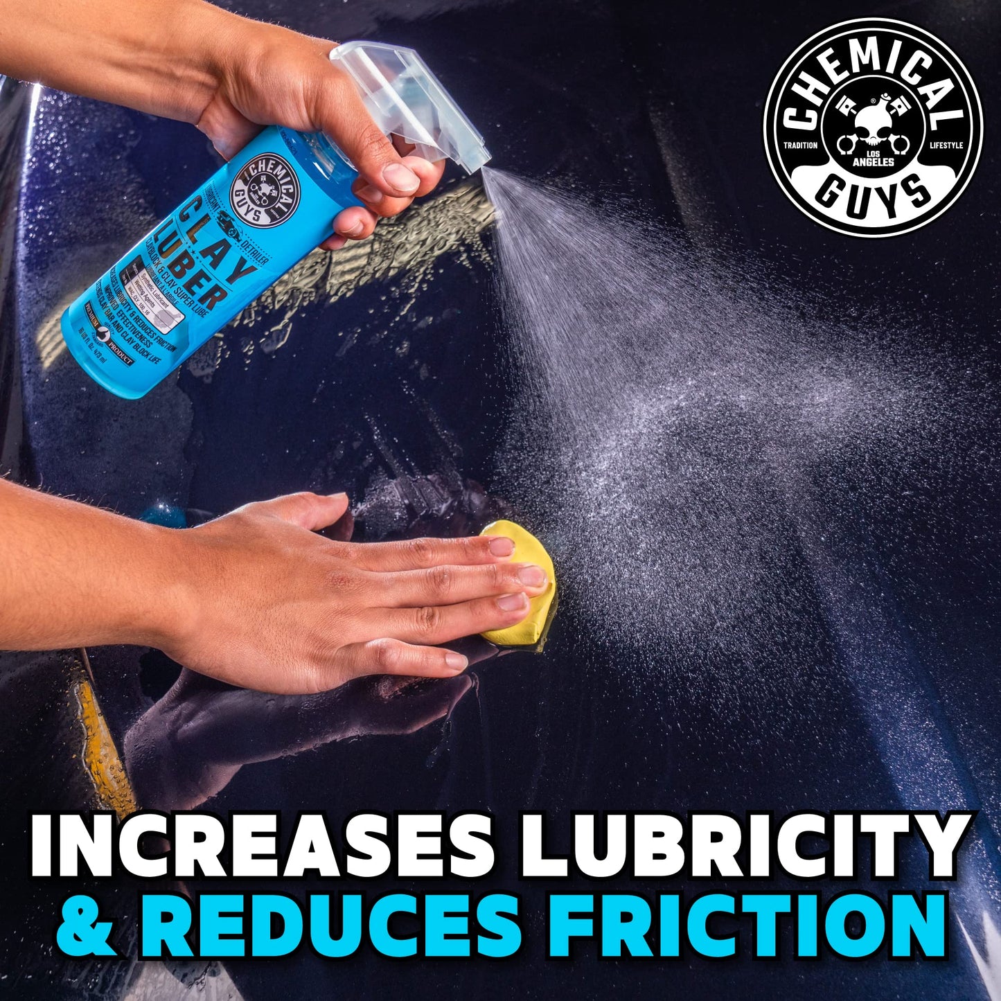 Chemical Guys WAC_CLY_100 Clay Luber Synthetic Lubricant with Wetting Agents for Clayblock and Car Detailing Clay (Works on Cars, Trucks, SUVs, Jeeps & More), 128 fl oz (1 Gallon)