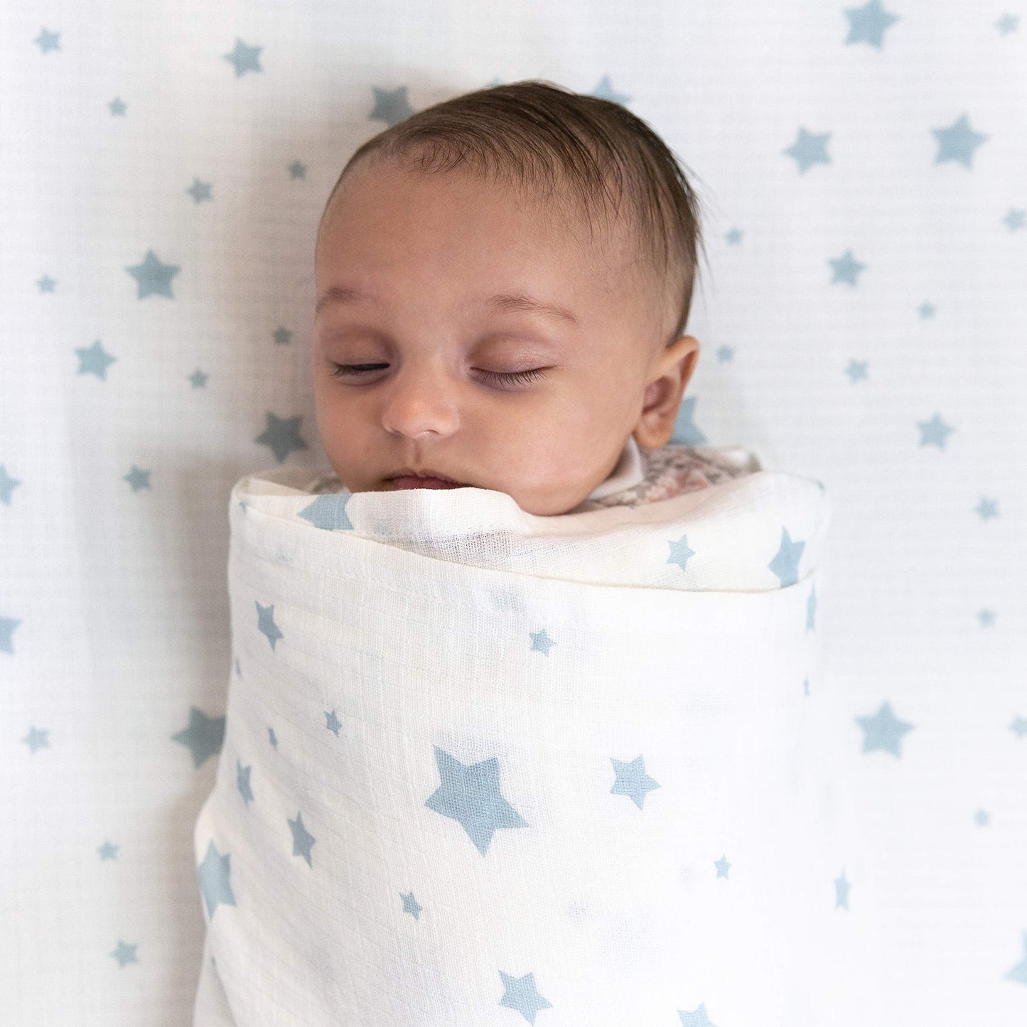 Newton Baby Fitted Crib Sheet (2-Pack) - Ultra Breathable and Soft, Organic Cotton, Fits All Standard Cribs, White Stardust