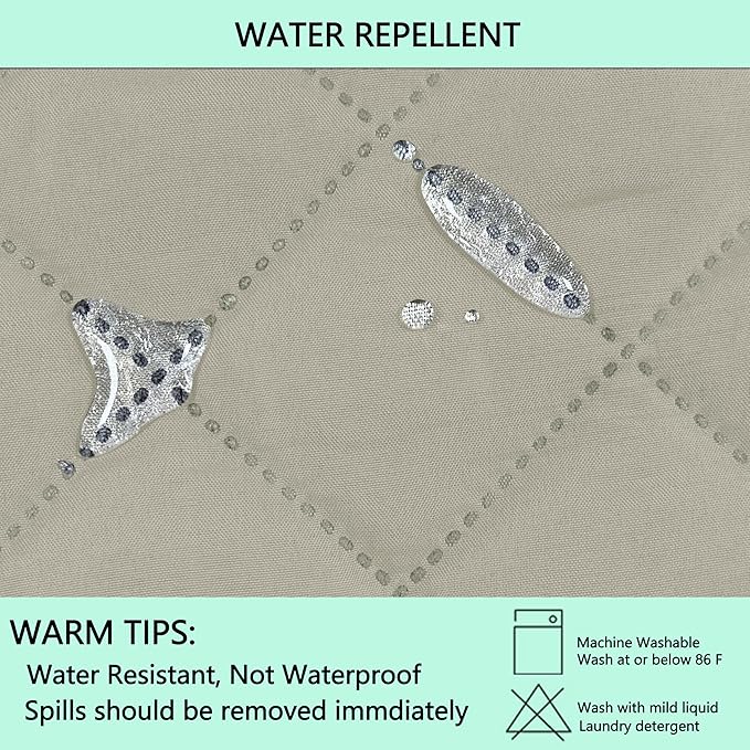 Reversible Loveseat Sofa Covers Couch Cover Furniture Protector(Loveseat,Beige/Beige)