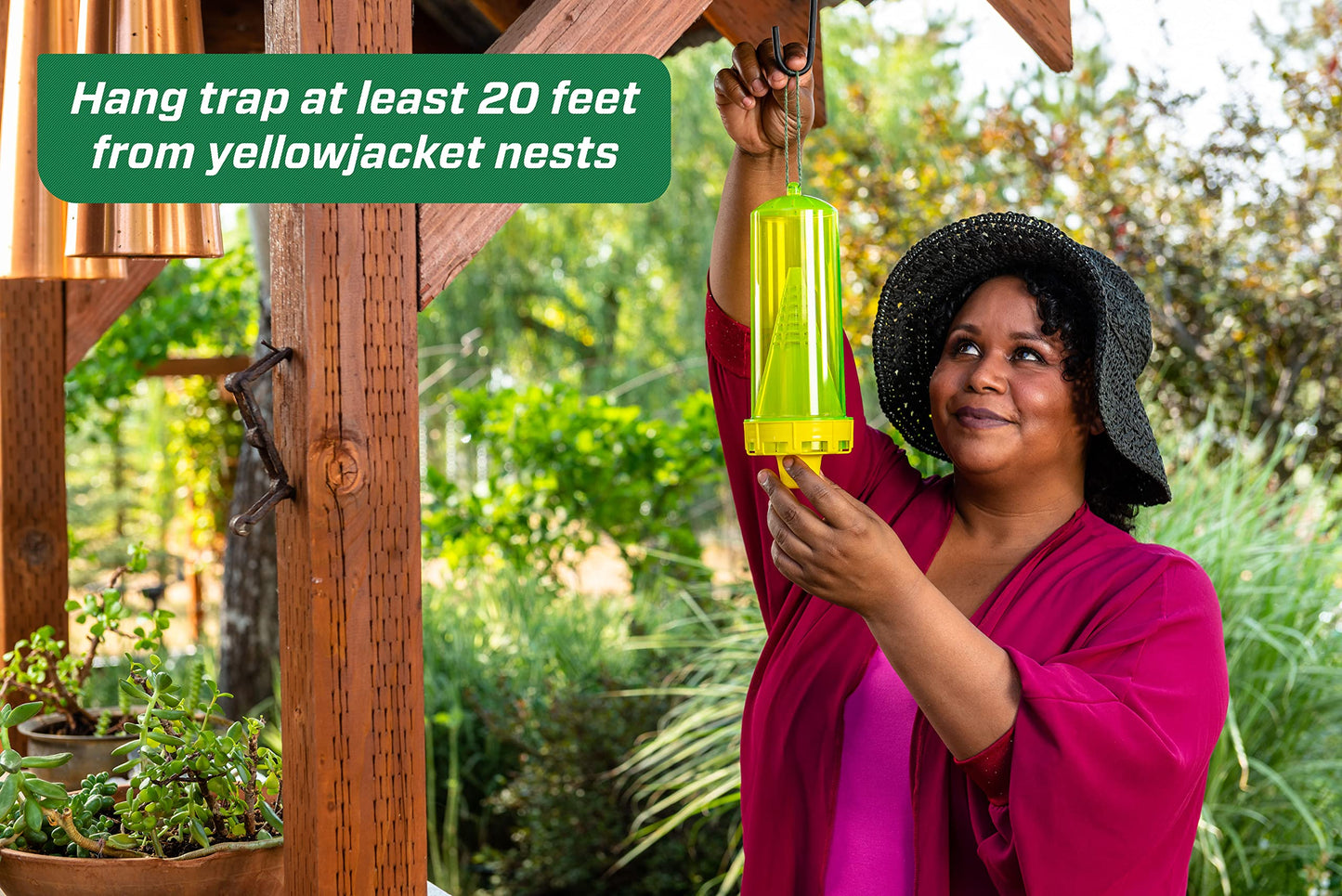 RESCUE! Reusable Yellowjacket Trap – Includes Attractant - 4 Traps