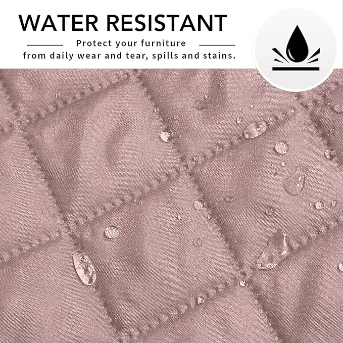 Easy-Going Sectional Couch Covers for Dogs L Shape Sofa Cover Reversible Sofa Slipcover Chaise Lounge Cover Furniture Protector Cover for Pets Dog Cat (42 x 68 inches, Pink/Pink)