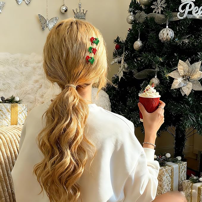YOHAMA 36 PCS Colorfuls Mini Hair Claw Clips Great for Design Kids and Adult Christmas Hairstyles Decoration Buns, Pining Bangs Strong Grip Multi-function Clamp Clips.