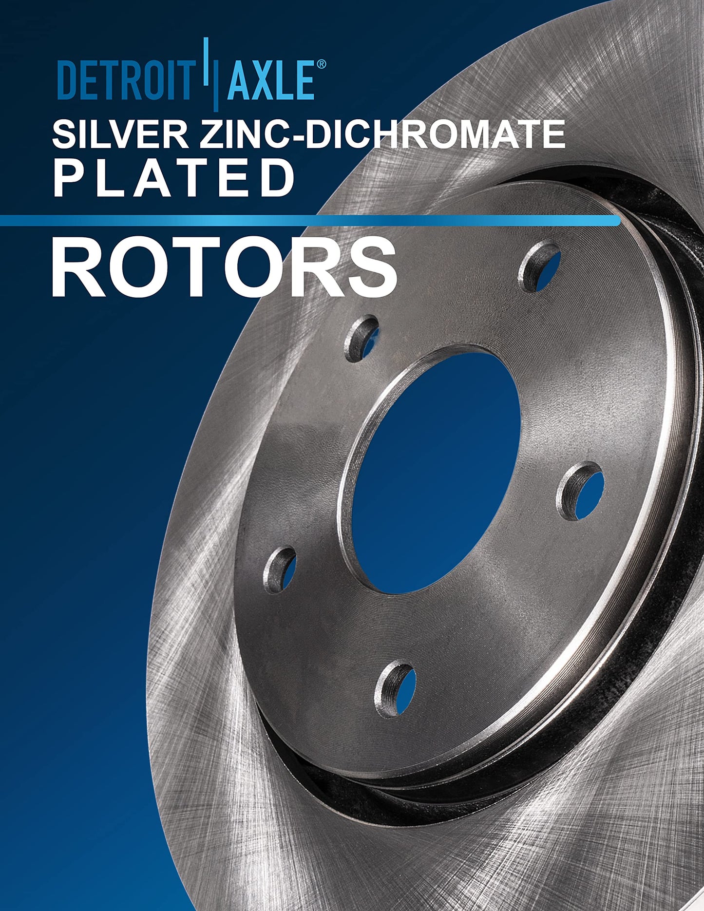 Detroit Axle - Front Brake Kit for 09-19 Toyota Corolla 09-13 Matrix Pontiac Vibe, 08-14 Scion xD Replacement 2009 2010 2011 2012 2013 2014 Disc Brake Rotors Ceramic Brakes Pads