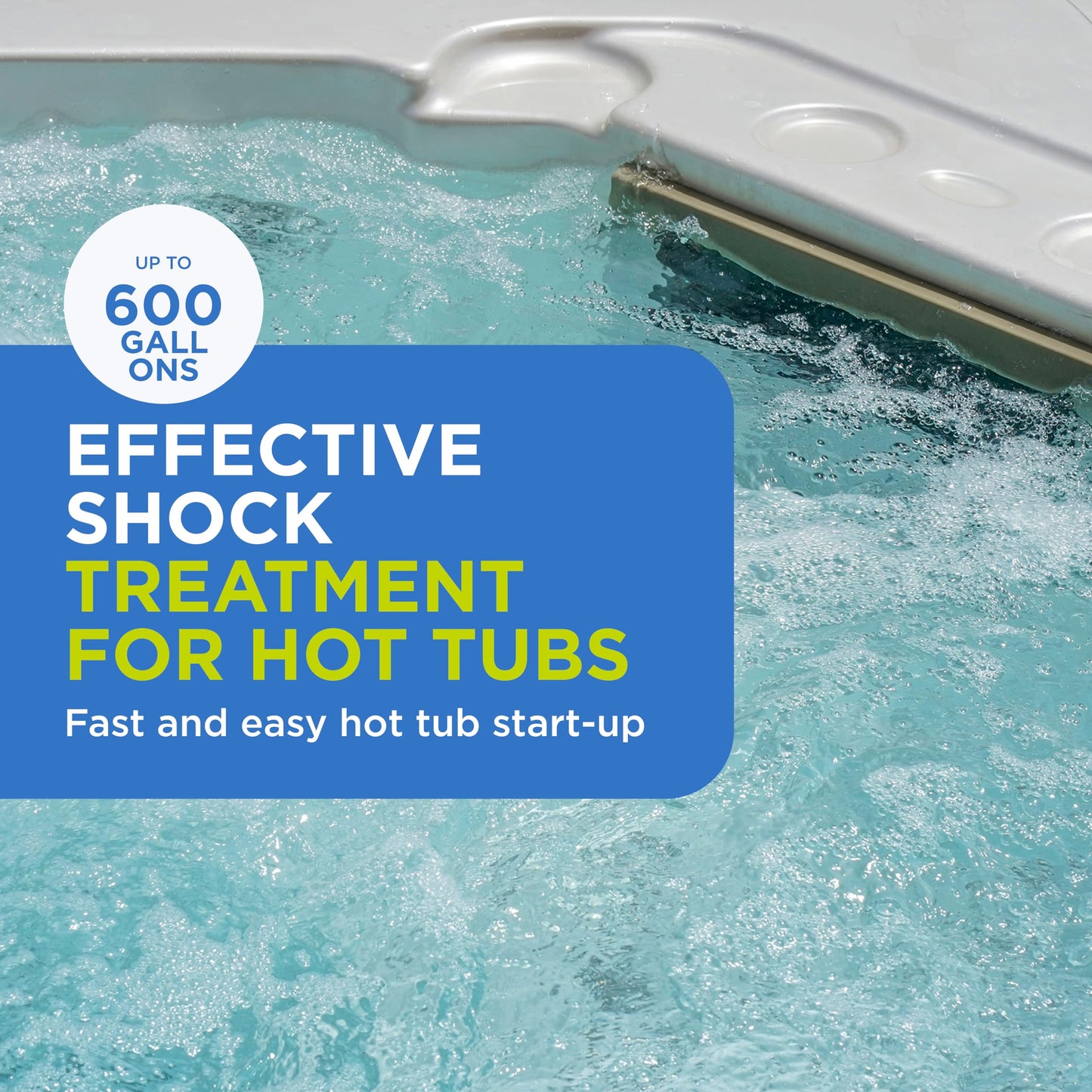 FROG Jump Start for Hot Tubs - Start-Up Chlorine Shock Removes Organic Contaminants & Establishes Chlorine Level - Hot Tub Set Up & Treatment - 6 Pack
