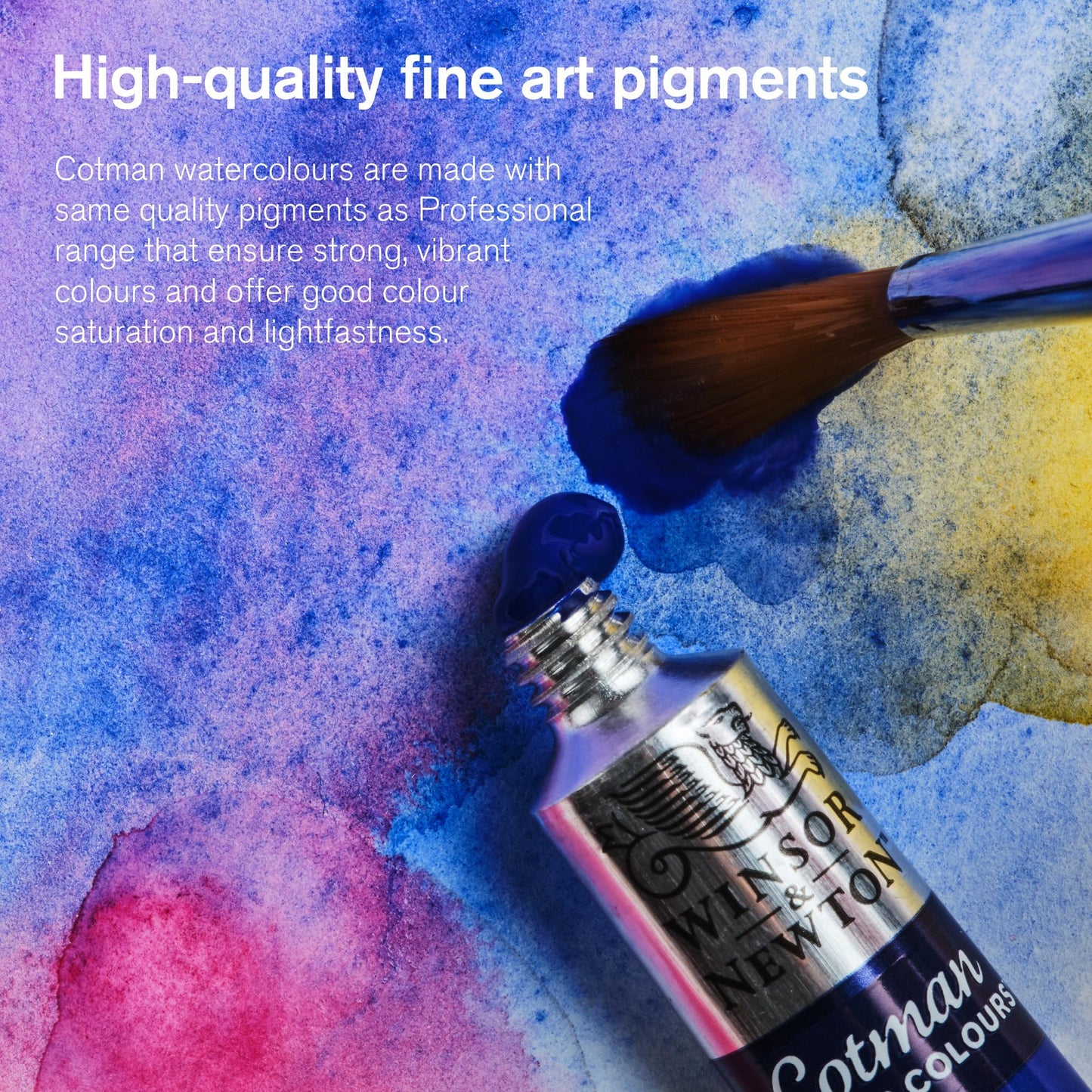 Winsor & Newton Cotman Watercolor Paint, 21ml (0.71-oz), Pewter