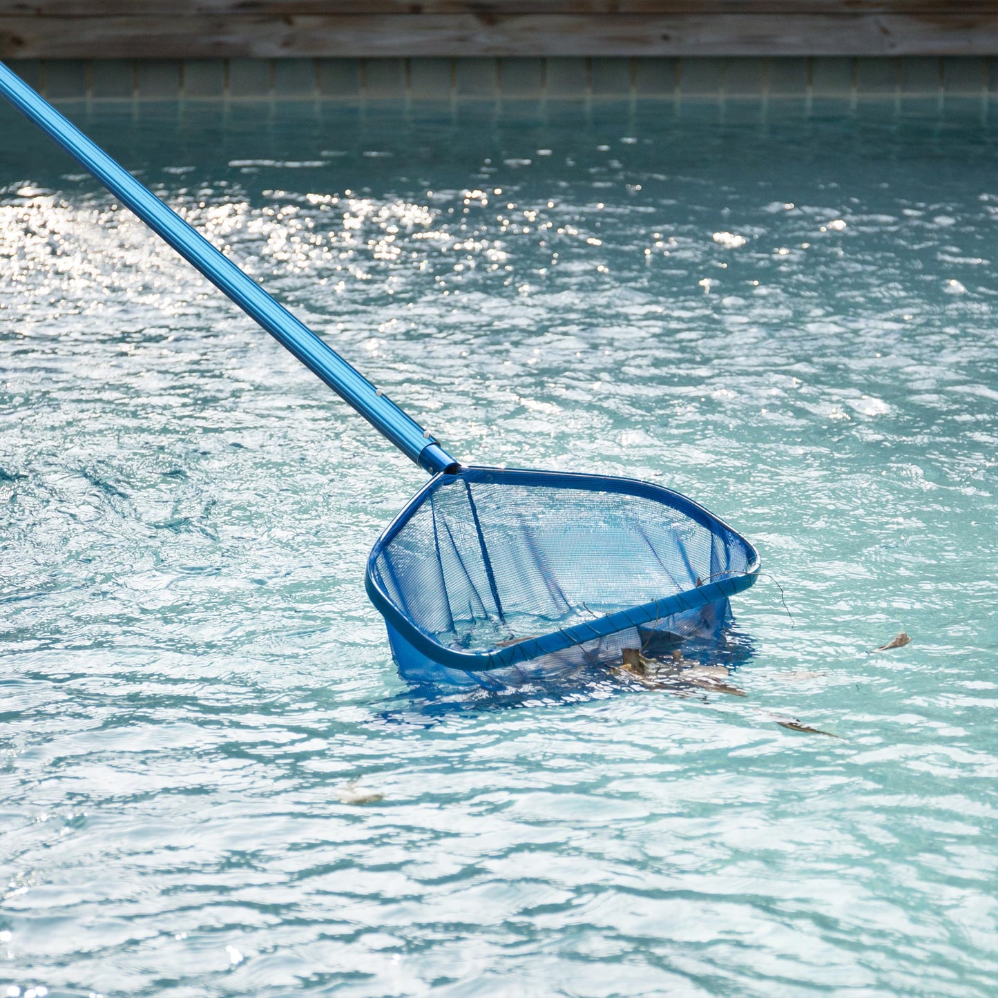 UNCO- Telescopic Pool Pole, 12Ft, Adjustable 3Piece Expandable Step-Up, Pool Brush Pole for Cleaning