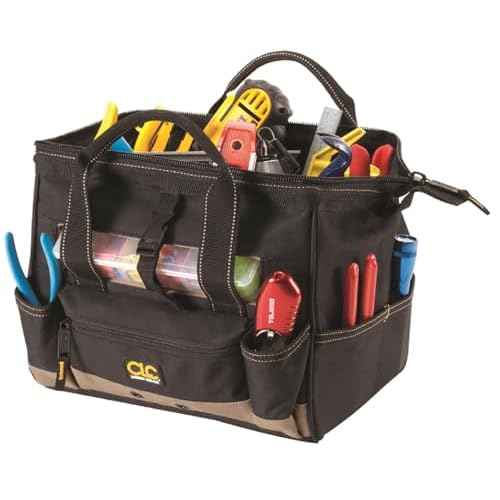 CLC Custom Leathercraft 1533 12" Tote Bag with Top Plastic Tray
