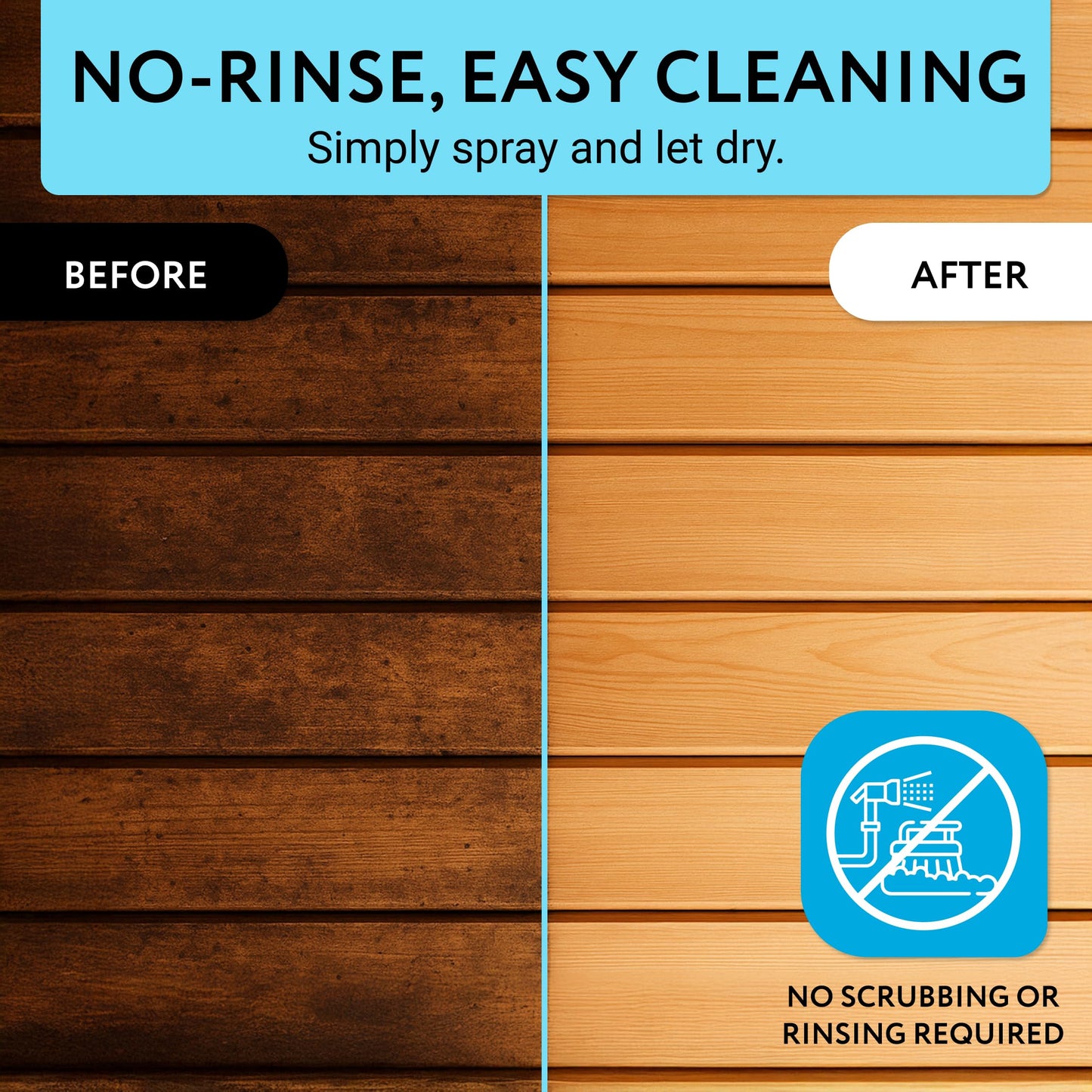 IMPRESA 32oz Sauna Cleaning Spray – All Purpose Eucalyptus Wood Cleaner Spray for Home Sauna, Spa, Steam Room & Gym – Natural Multipurpose Surface Cleaner Bottle – Gentle Ingredients Tough on Grime