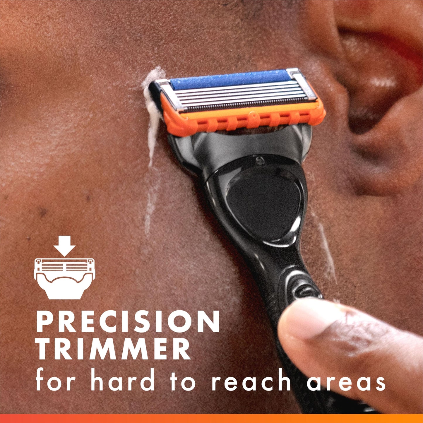 Gillette Fusion5 Power Razor Blade Refills for Men, 8 Count, with Precision Trimmer