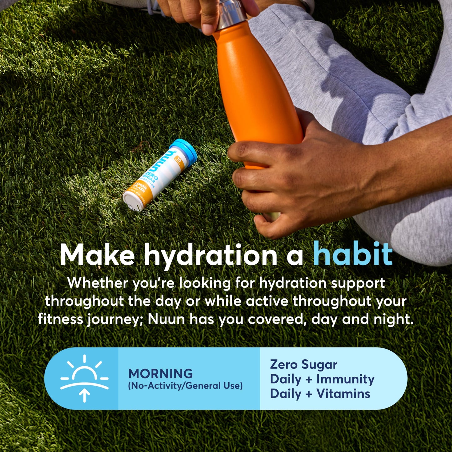 Nuun Zero Sugar Hydration Electrolyte Tablets - Sodium, Potassium, Chloride, Calcium, Magnesium, Light & Delicious Fruit Flavors, No Sugar, Gluten Free, Vegan, Mixed Citrus 4 Pack (40 Total Servings)