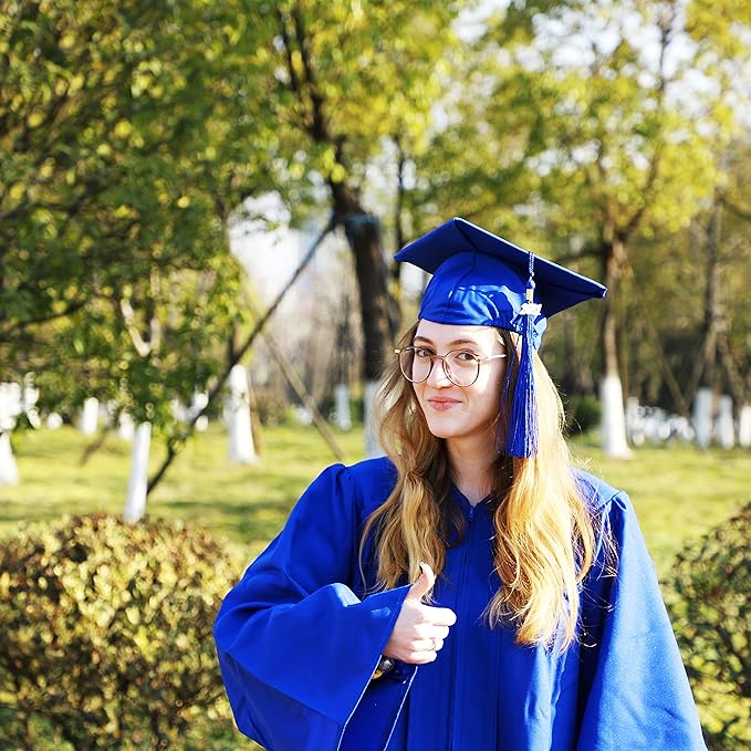 Newrara Graduation Unisex Matte Adult Graduation Cap with Tassel