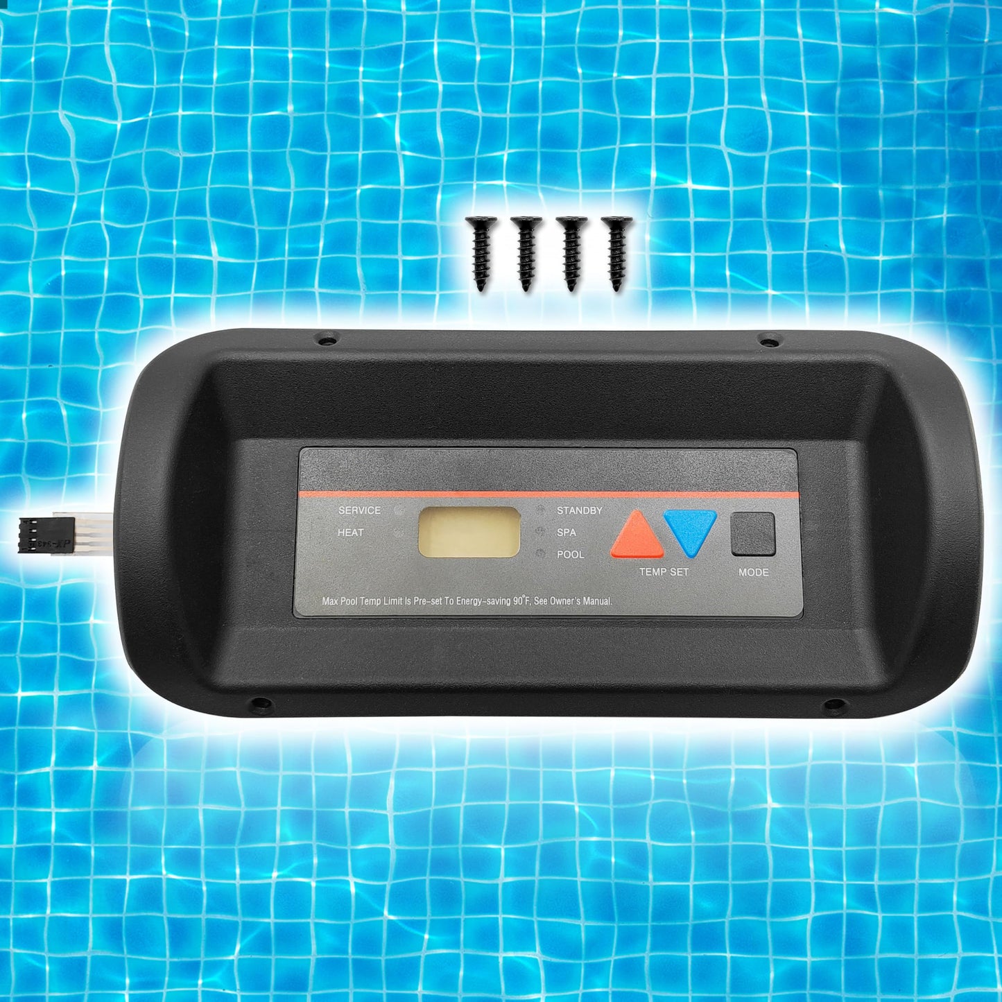 Bezel and Keypad Assembly Replacement Kit FDXLBKP1930 Compatible with Hayward Universal H-Series Low NOX Pool Heater Fits Models H150FDN, H200FDN, H250FDN, H300FDN, H350FDN, H400FDN, H150FDP