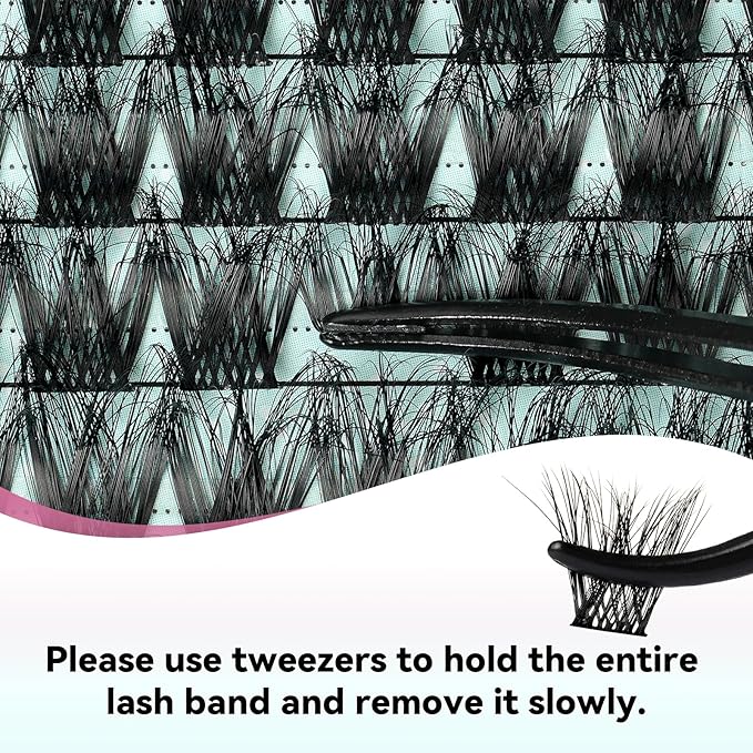 Lash Clusters 3D Effect Cluster Eyelash Extensions 144pcs D Curl Eyelash Clusters False Eyelashes Soft Comfortable Individual Lashes DIY Lash Extensions with Thin Band (Twilight, D-10-18mm)