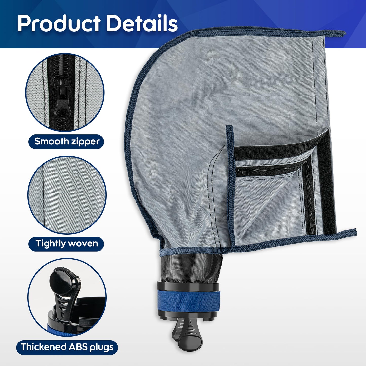 MUSCCCM 3900 Sport Double Chamber Design 39-310 Pool Cleaner Bags，Double Chamber and Pull-Tape Design Fit 3900 Sport,P39 and 480 280 Pool Cleaners(2 Pack)