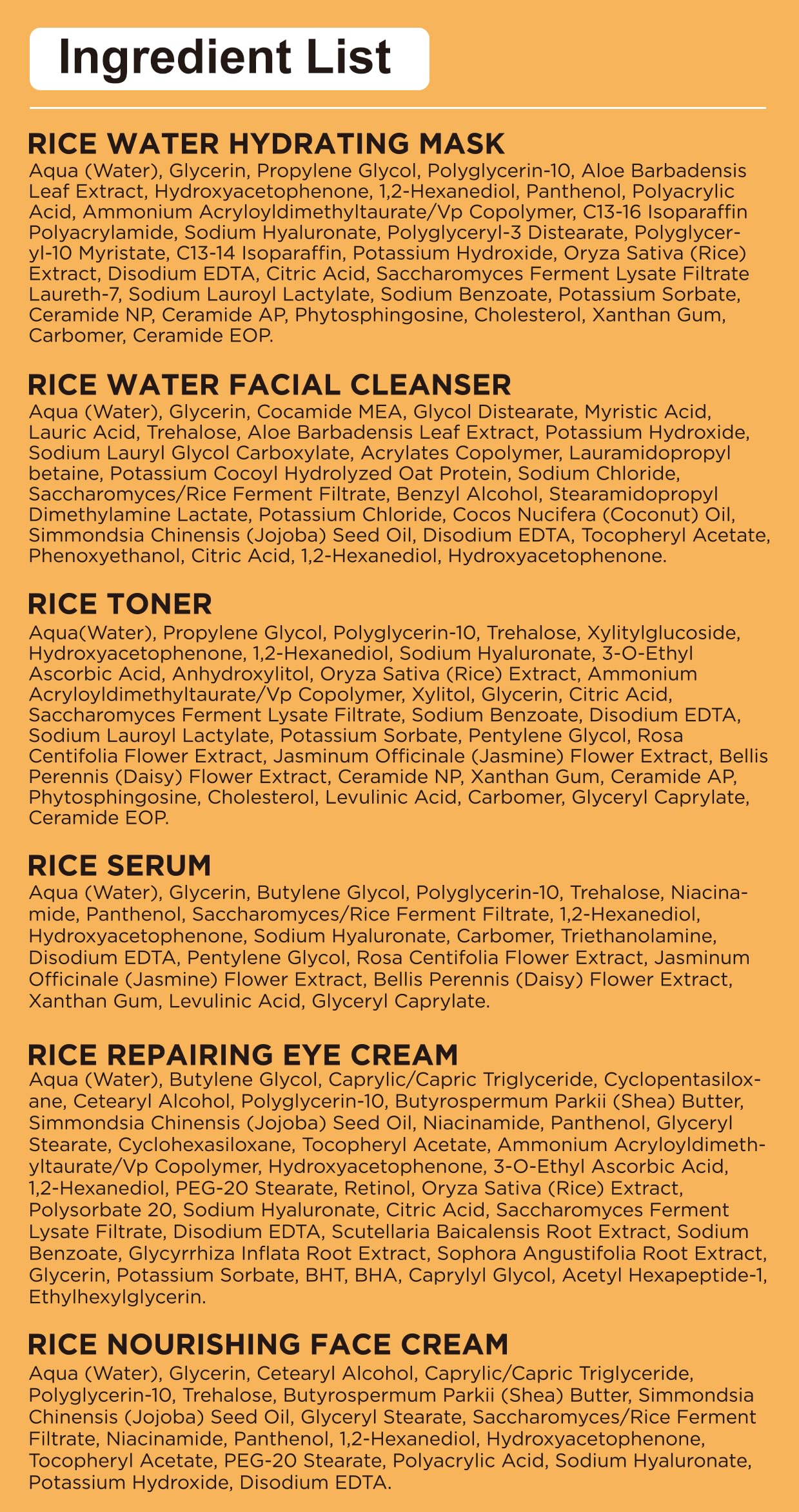 Skin Care Set,Women Teen Glass Skincare 6pcs w/Korean Rice Extract,Hydrate Glow Repair Anti-Aging Facial Routine Kit Gift for Women Mom Wife Teenage Girl Trendy Stuff Christmas Gifts Stocking Stuffers