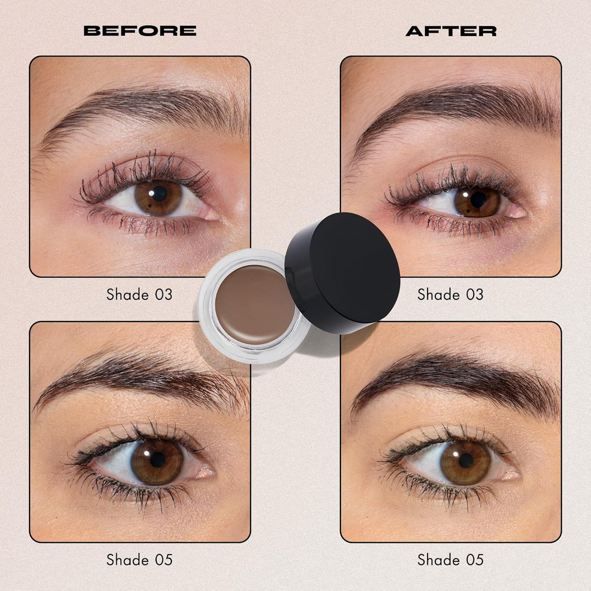 Milani Stay Put Brow Color - Brunette (0.09 Ounce) Vegan, Cruelty-Free Eyebrow Color that Fills and Shapes Brows