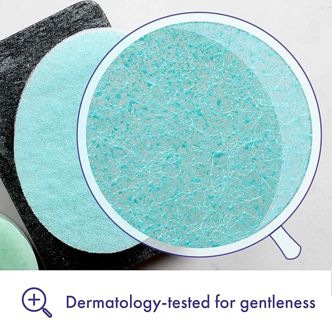 Buf-Puf Body Sponge | Exfoliating | Dermatologist Developed | Reusable | Pack of 2