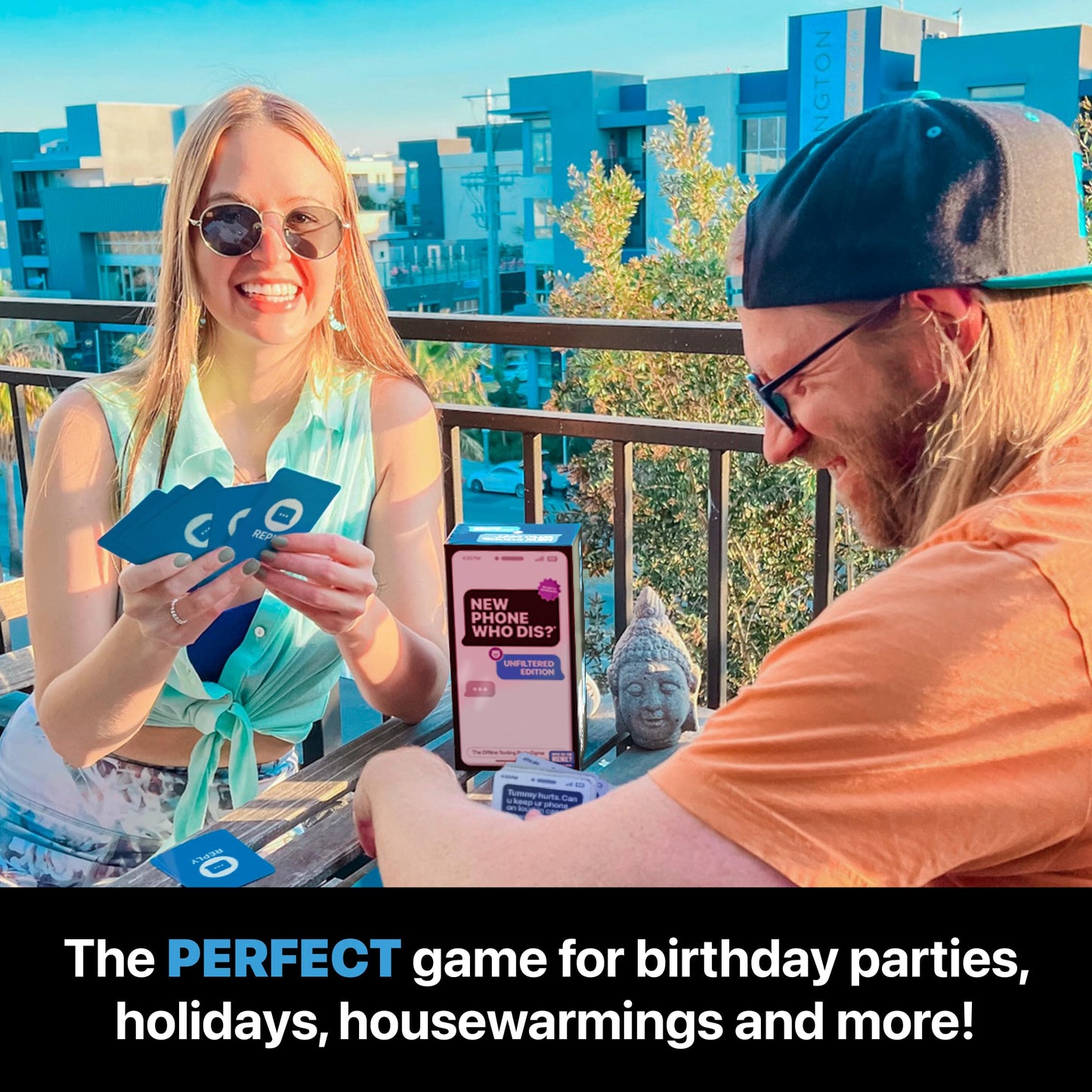 New Phone, Who Dis? by Relatable, The Offline Text Message Party Game, Spicier Edition With New Updated Content, Card Games for Adults, Game Night Games, Includes 100 inbox cards & 300 Reply Cards