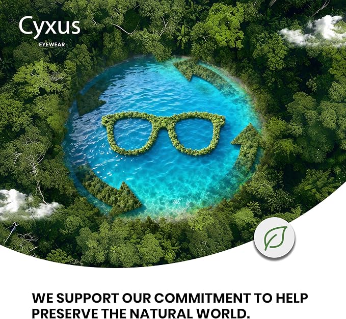 Cyxus 3 Pack Blue Light Glasses for Women, Blue Light Blocking Computer Eyeglasses for Woman Anti Eye Fatigue Eyewear Reduce Headaches