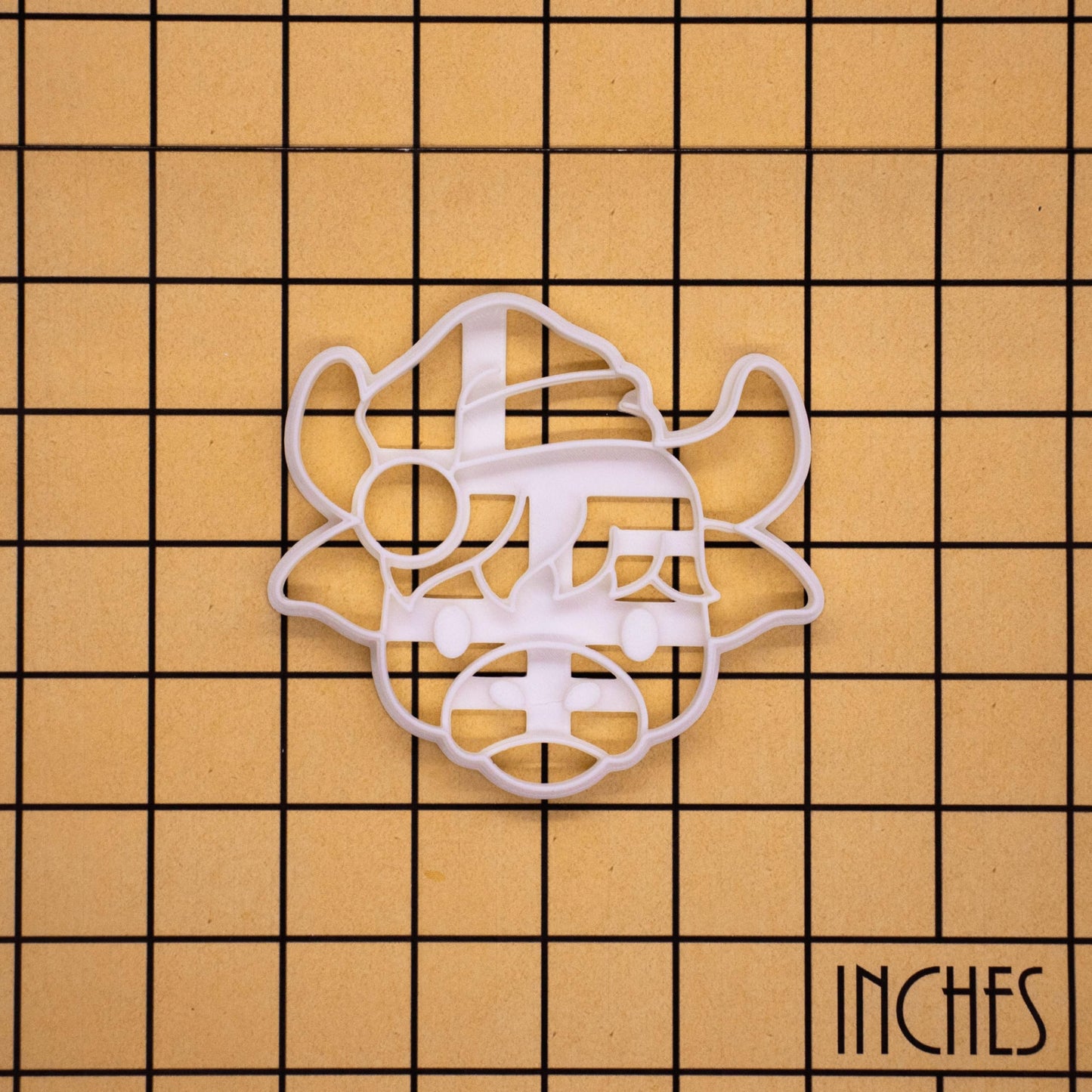 BAKERLOGY Xmas Highland Cow Face Cookie Cutter - Detailed Biscuit Cutter Design for Baking and Crafts, ideal on fondant, dough, clay