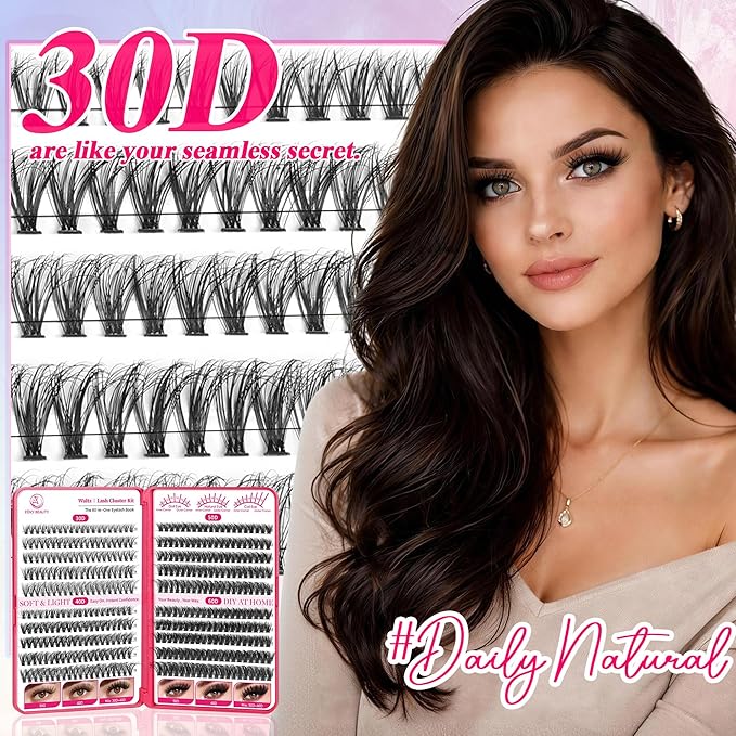 Lash Clusters - Lash Clusters Lash Extension 0.07D Cluster Eyelash Extensions Eyelash Clusters Lashes Clusters Eyelash Extensions