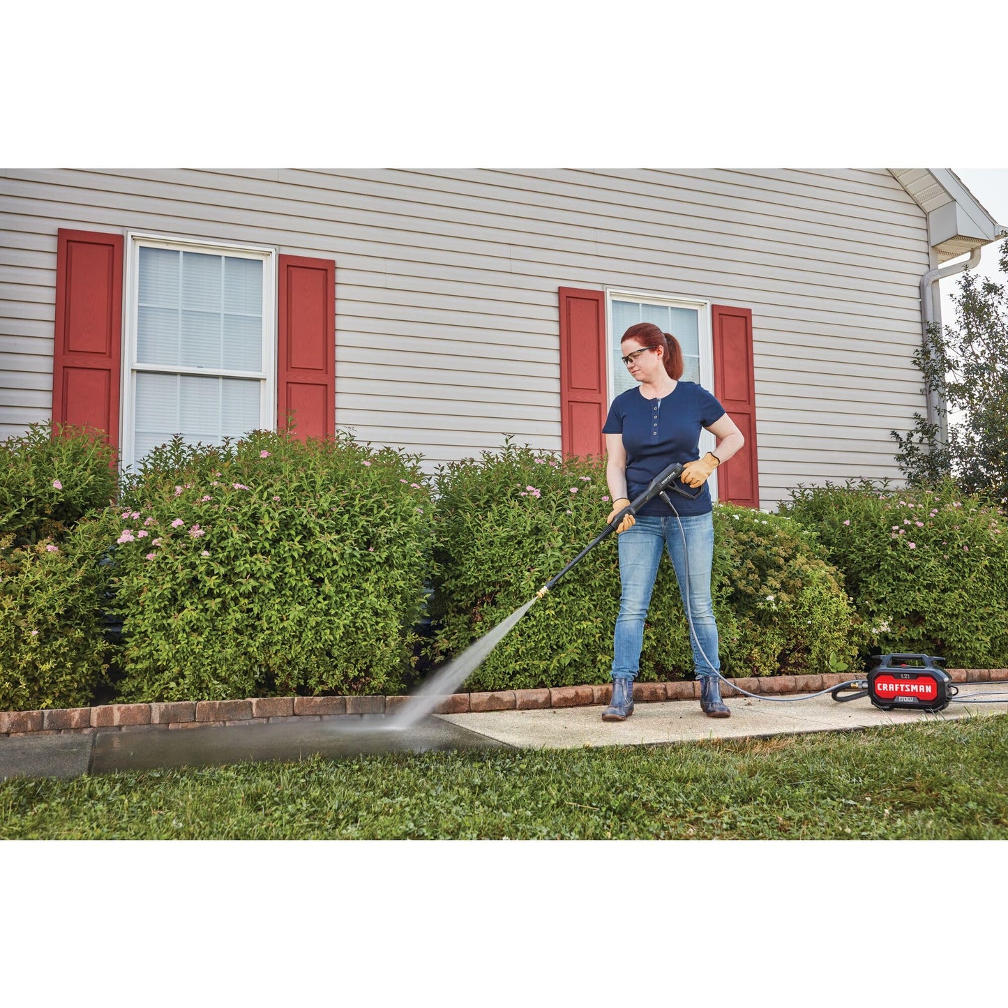 CRAFTSMAN Electric Pressure Washer, Cold Water, Lightweight Corded Power Washer for Cars, Driveways, Patio and Garage, Powerful 1700-PSI, 1.2-GPM, Compact, Easy to Use (CMEPW1700)
